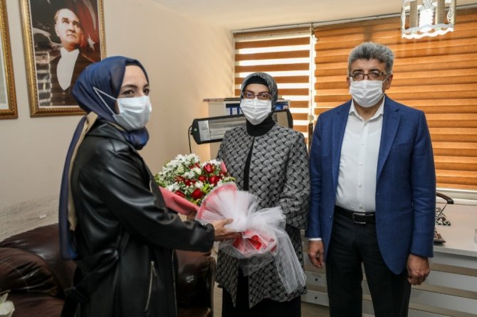 Vali Mehmet Emin Bilmez ve eşi Meral Bilmez, girişimci kardeşleri ziyaret etti