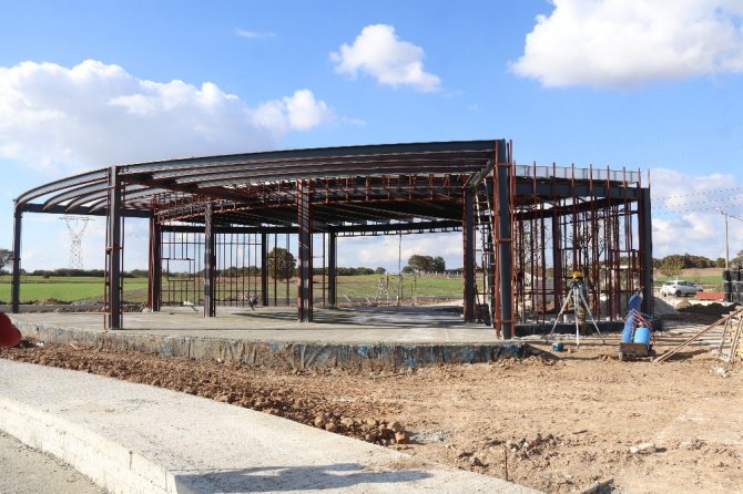 Ergene Belediyesi Velimeşe Gölet Projesi hızla yükseliyor