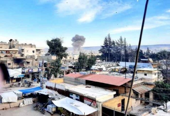 Afrin’de bomba yüklü araç patladı : 3 ölü