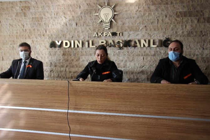 AK Parti Aydın İl Kadın Kolları Başkanı Göğde; "Her türlü şiddete karşı turuncu çizgimizi çekiyoruz"