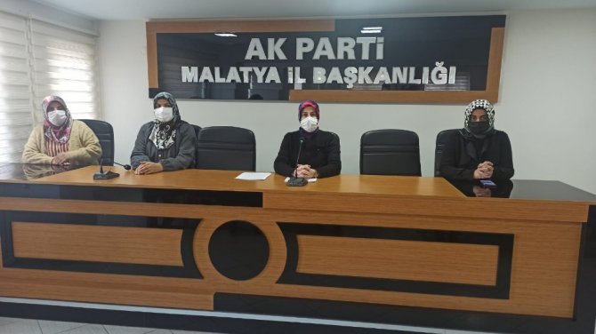 AK Parti kadın kolları şiddete hayır dedi