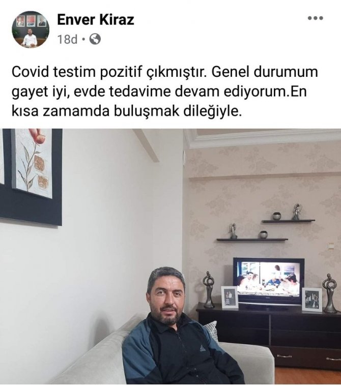 CHP İl Başkanı Kiraz koronaya yakalandı