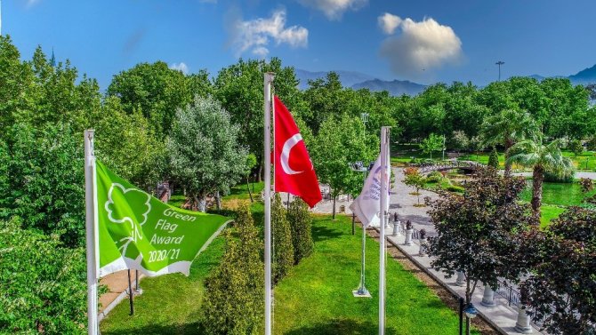 Türkiye’nin ilk ve tek Yeşil Bayrak ödülünü bu yıl da İncilipınar Parkı aldı