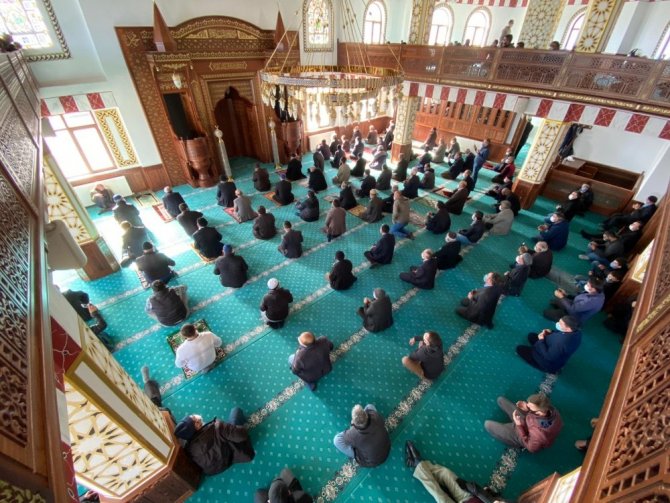 Horasan’da Mescid-i Aksa Camii ibadete açıldı