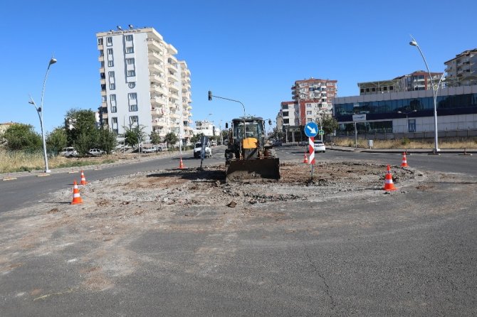 Diyarbakır’daki 25 kavşakta çalışmalar devam ediyor