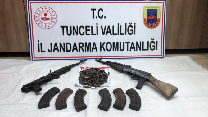Tunceli'de teröristlere ait bir sığınak imha edildi