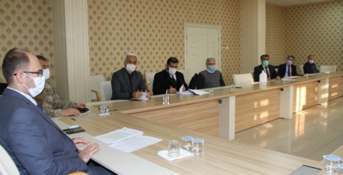 Bismil’de pandemi toplantısı düzenlendi