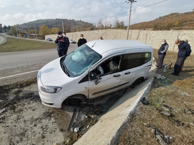 Samsun’da trafik kazası: 1 yaralı