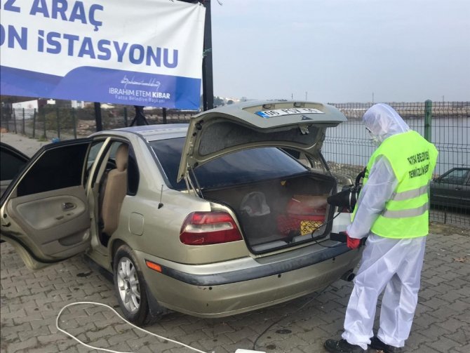 Fatsa’da 8 ayda 15 bin 500 araç dezenfekte edildi