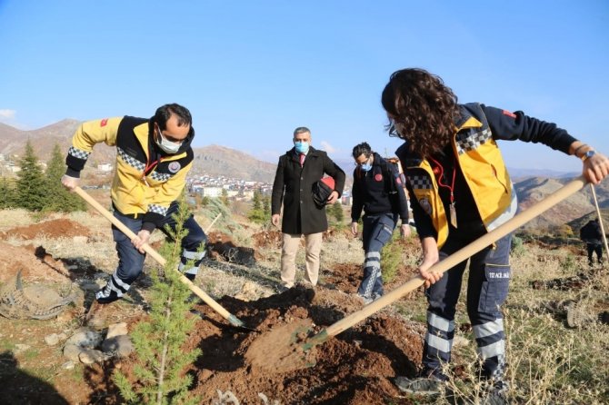 Tunceli’de “Kahraman Sağlık Çalışanları Hatıra Ormanı” oluşturuldu