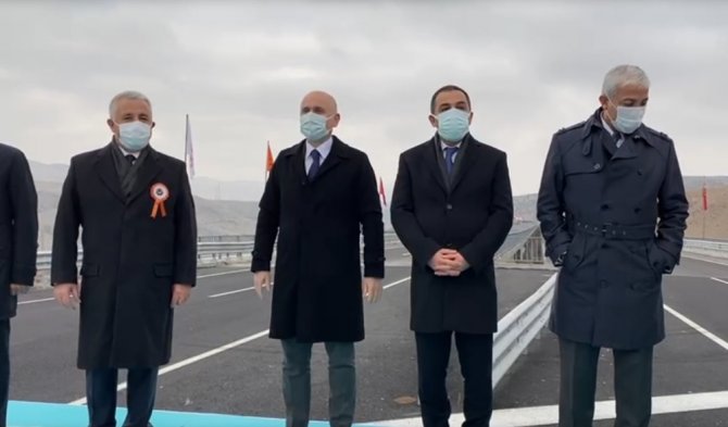 Cumhurbaşkanı Erdoğan, Karakurt-Horasan yolunun açılışını yaptı