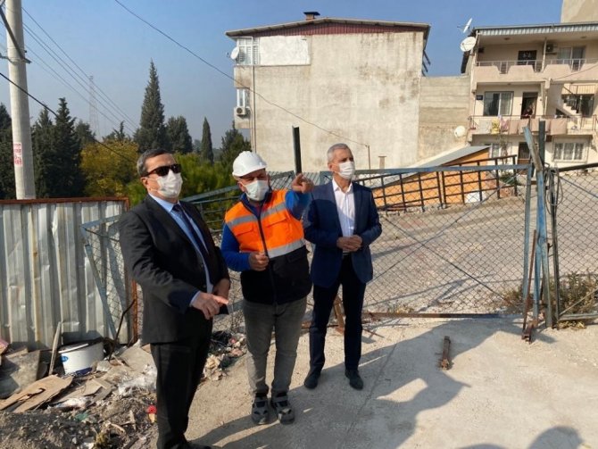 Başkan Batur’dan tesis inşaatlarına denetleme