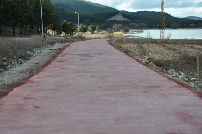 Gölcük Mesire Alanı’na 3 bin metrelik yürüyüş yolu