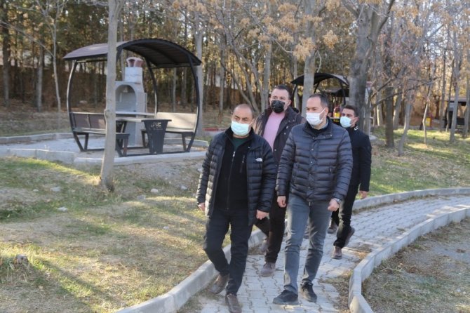 Mandilmos mesire alanındaki çalışmalar tüm hızıyla sürüyor