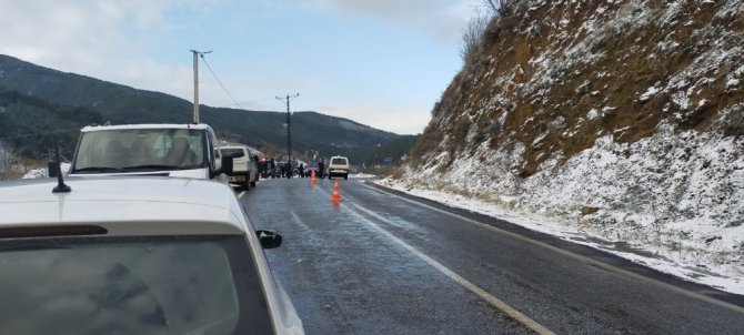 Nazilli-Beydağ yolu ulaşıma kapatıldı