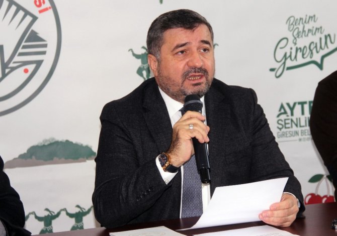 Giresun Belediye Başkanı Şenlikoğlu hizmetlerini anlattı