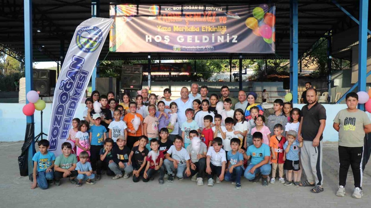 Bozdoğan’da Karne Şenliği Örtülü’den başladı
