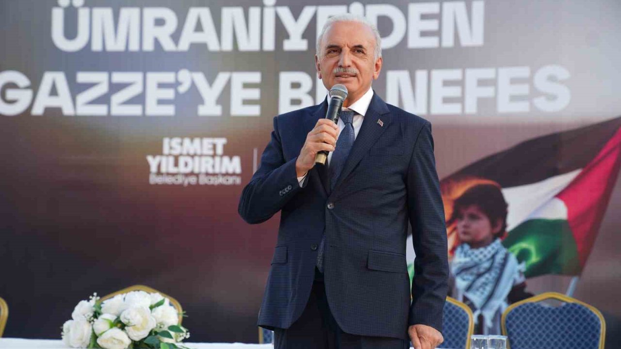 Ümraniye’den Gazze’ye destek etkinliği
