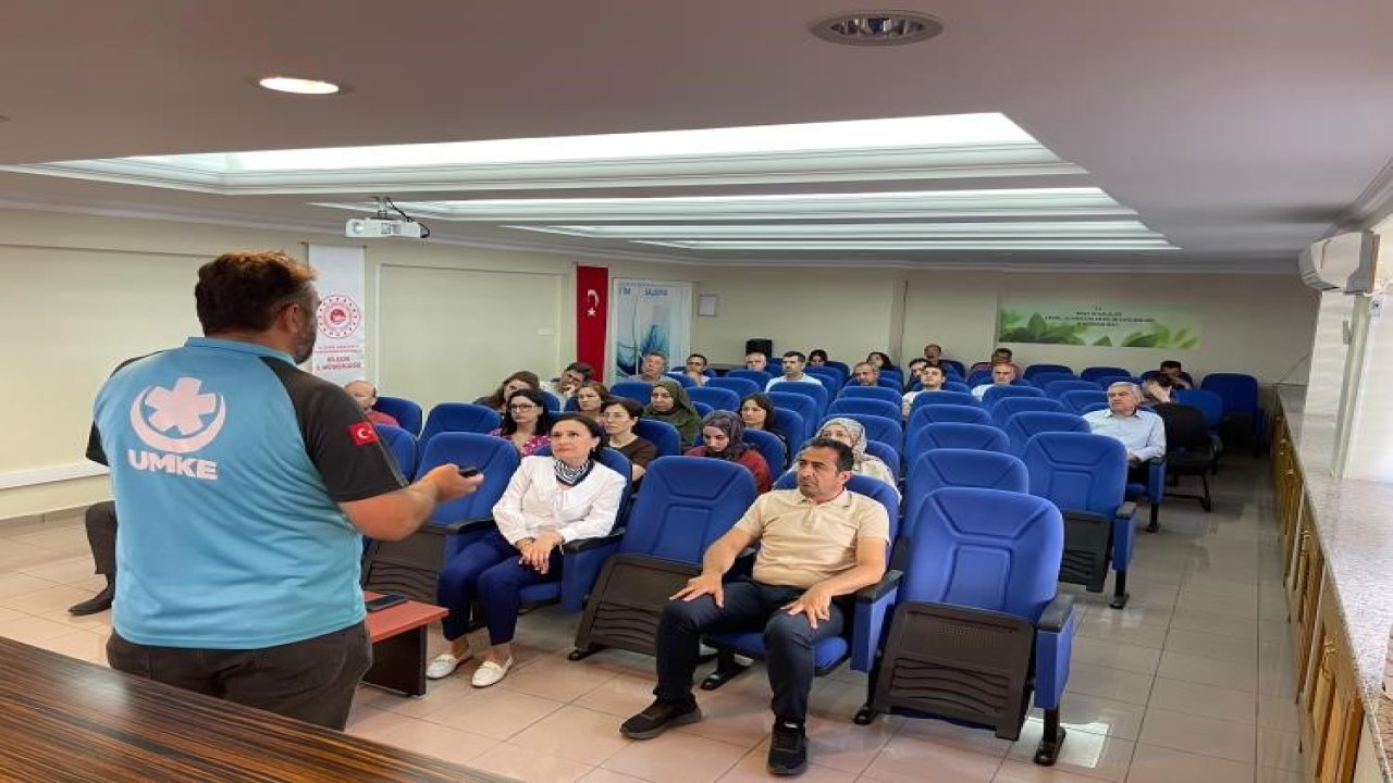 Bilecik’te kamu personeline ilk yardım eğitimi verildi