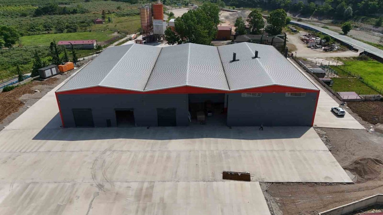 Fındık kabuğundan aktif karbon üretecek tesis sona yaklaşıyor