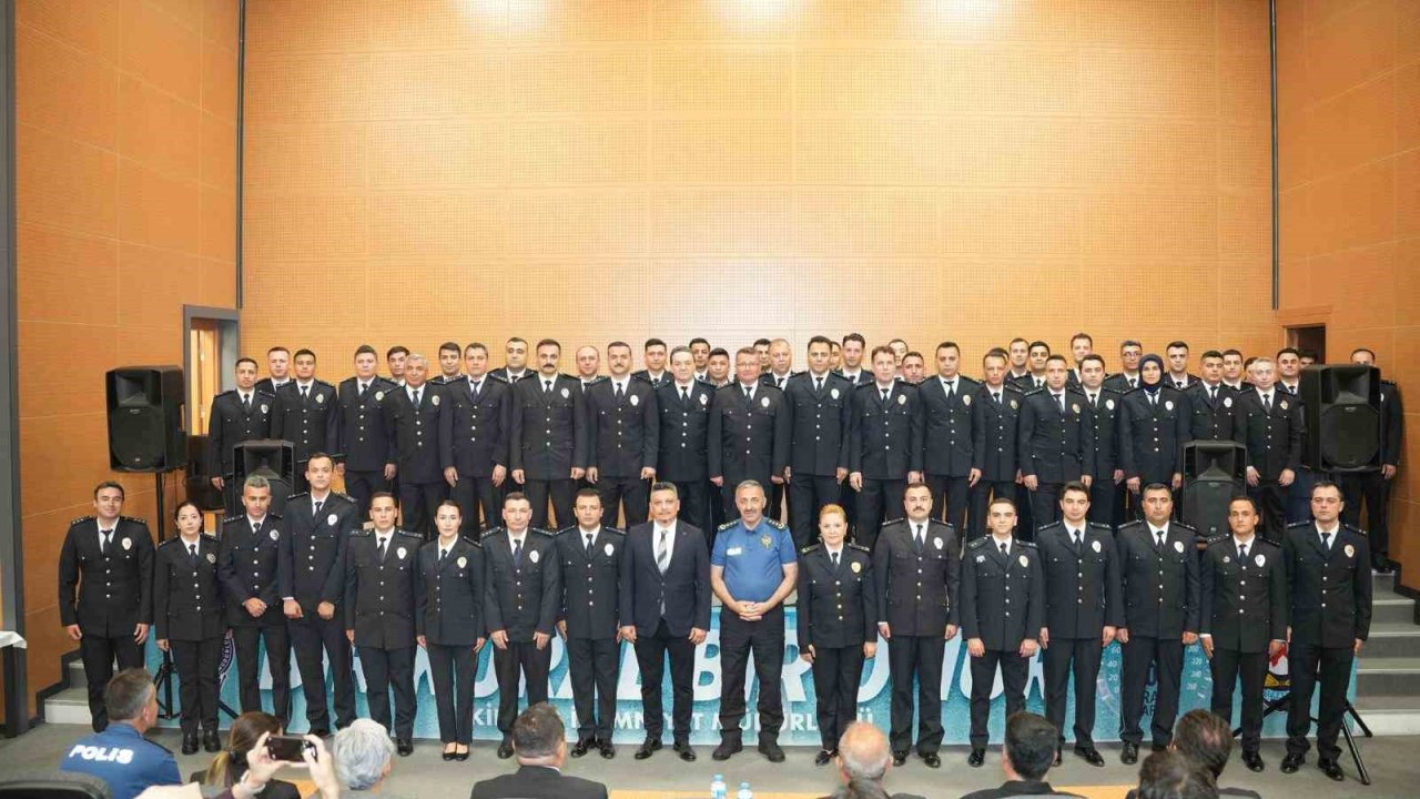 Tekirdağ Emniyet Müdürlüğü’nde terfi ve tayin heyecanı