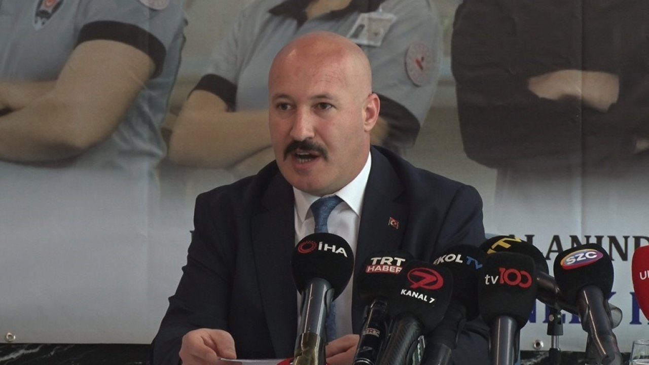 Güvenlik-İş Özel Güvenlik Günü nedeniyle basın açıklaması gerçekleştirdi