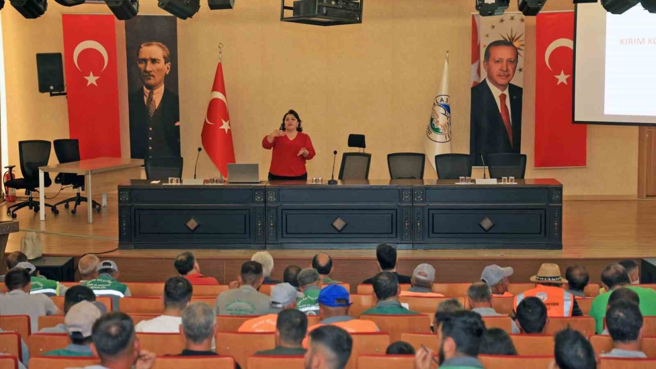 Talas Belediyesi personeline ’KKKA ve Sağlıklı Yaşam’ eğitimi