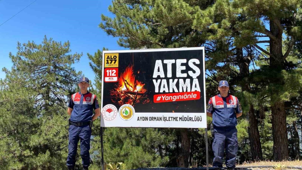 Aydın Jandarmasından yangın uyarısı: "Her Şey Elimizde"