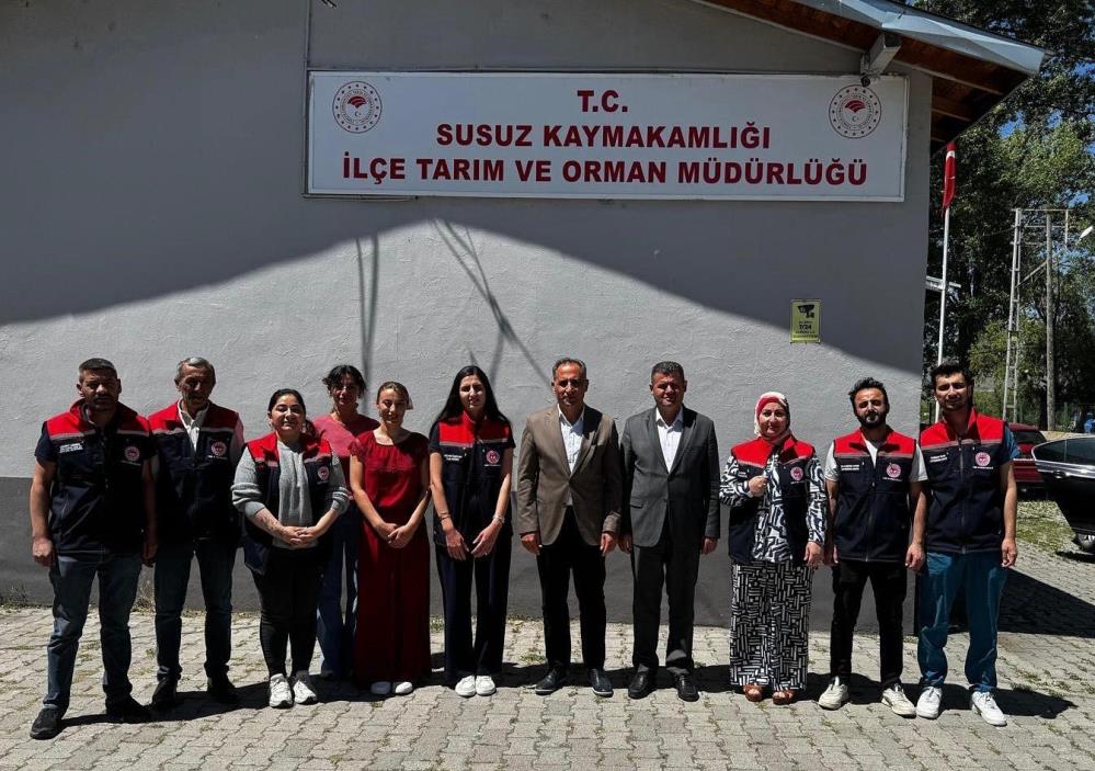 Kars Tarım İl Müdürü Enver Aydın’dan Susuz İlçe Tarım Müdürlüğü’ne ziyaret