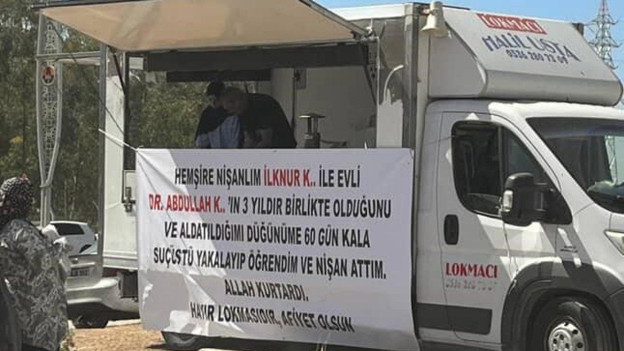 Lokmalı ifşa: Aldatıldığını öğrenince hayır lokması dağıttı
