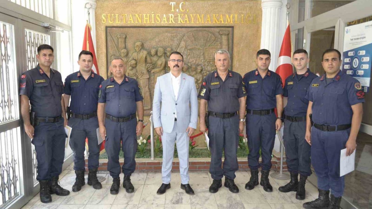 Kaymakam Ateş’ten jandarma personeline hizmet teşekkürü