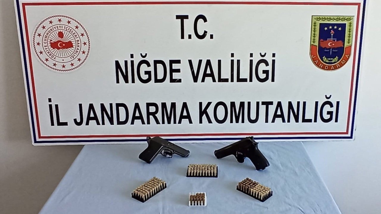 Niğde’de ruhsatsız silah operasyonu: 1 gözaltı