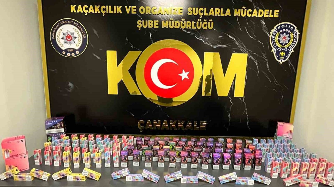 Çanakkale’de kaçakçılıkla mücadele operasyonu