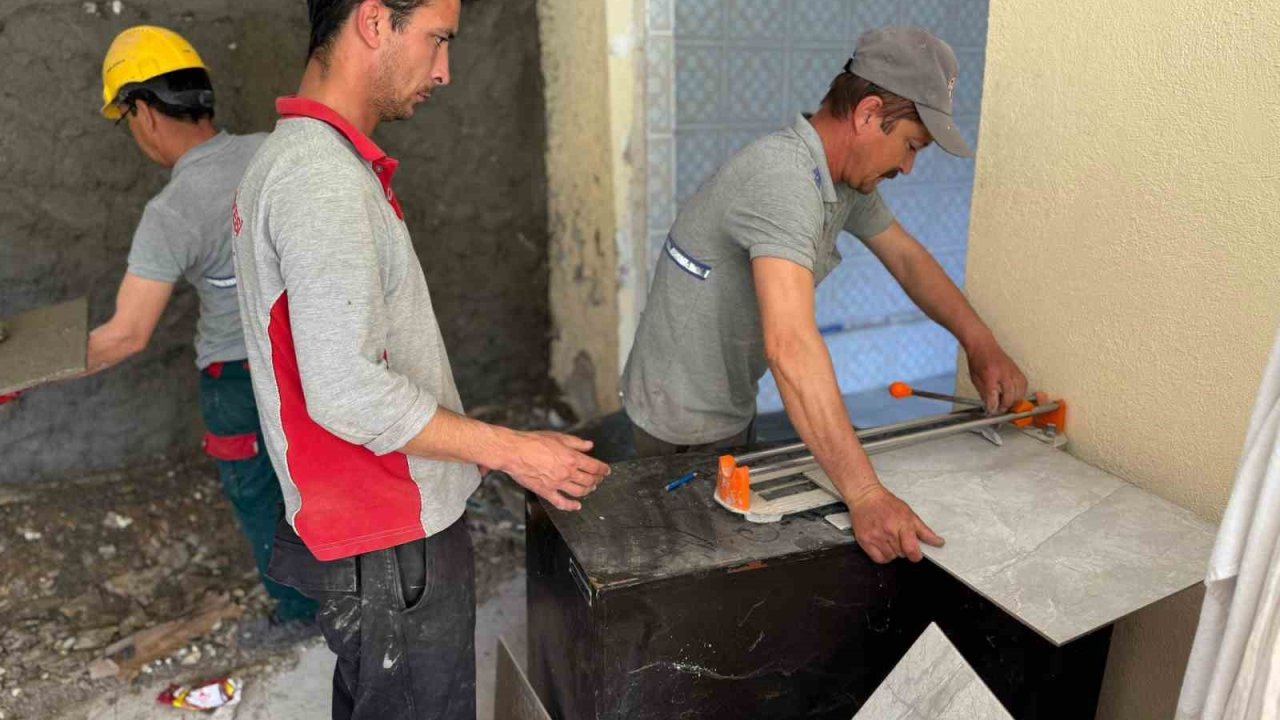 Yerkesik Gasilhanesi Menteşe Belediyesi tarafından yenilendi