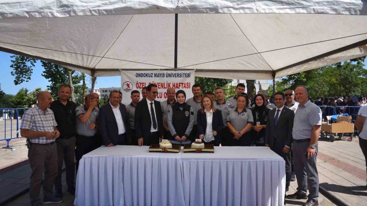 OMÜ’de Özel Güvenlik Haftası kutlandı