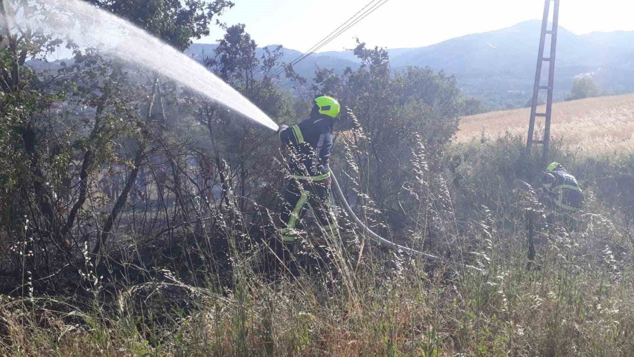 Balıkesir İtfaiyesi 9 günde 730 yangına müdahale etti