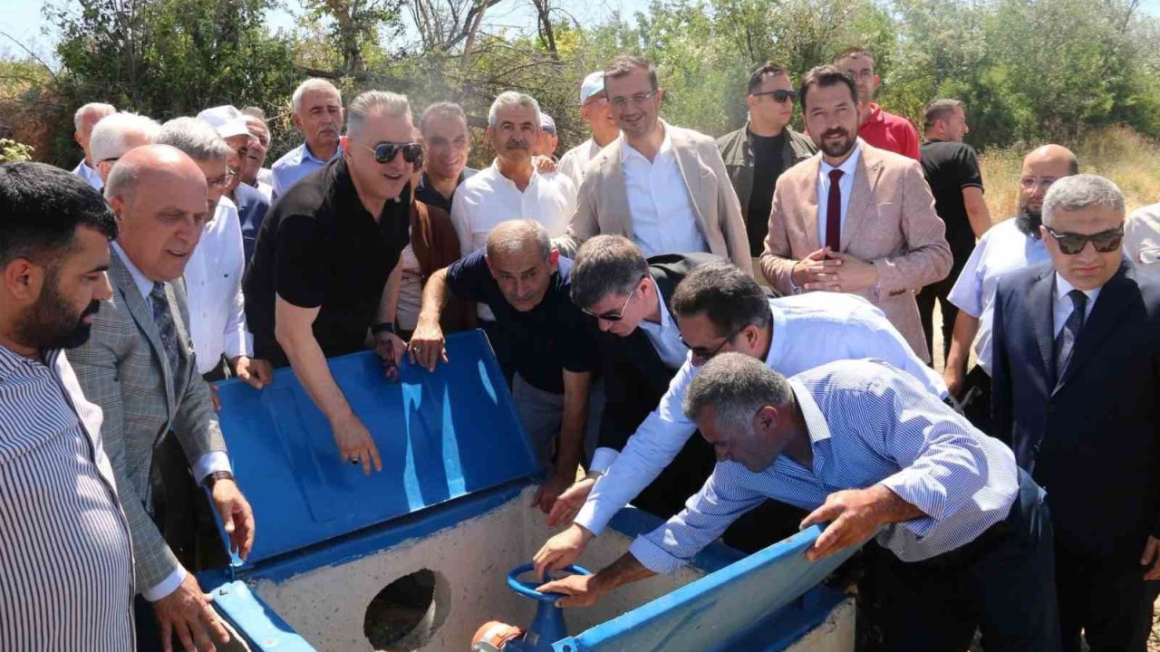 Merzifon’da 2 köye kapalı sulama sistemi