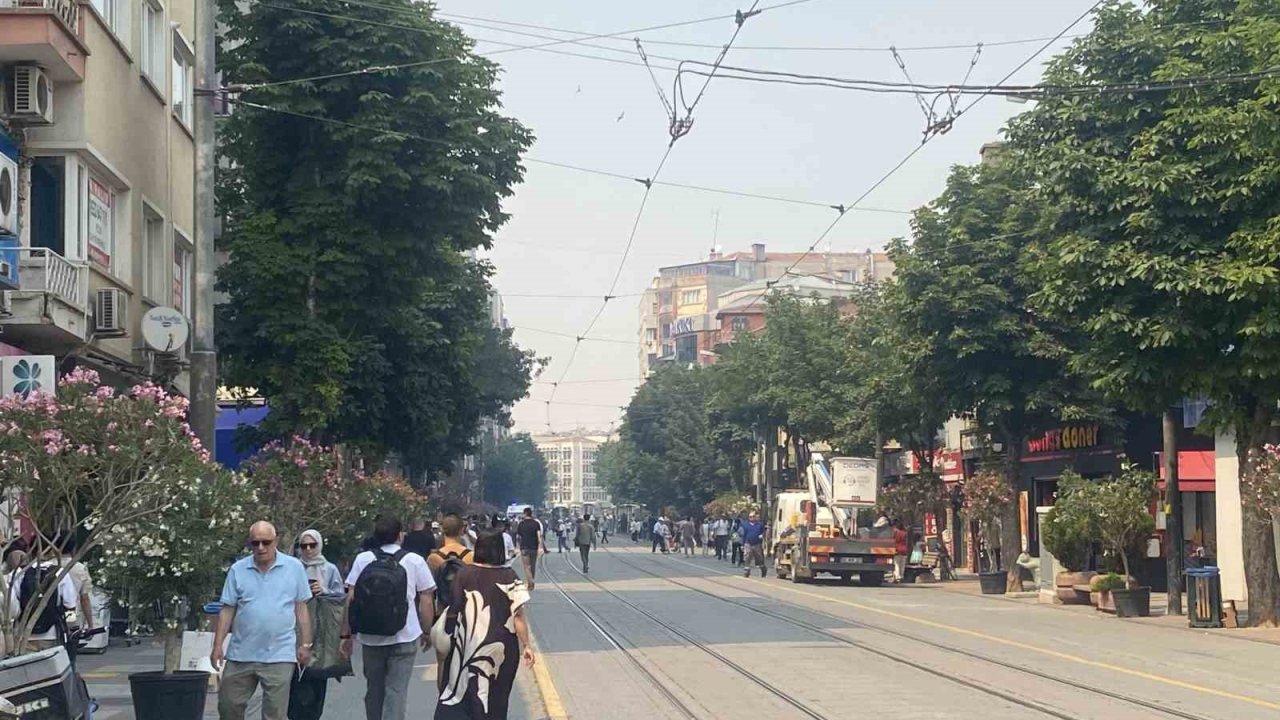 Bilecik’te süren yangının dumanı Eskişehir’e ulaştı