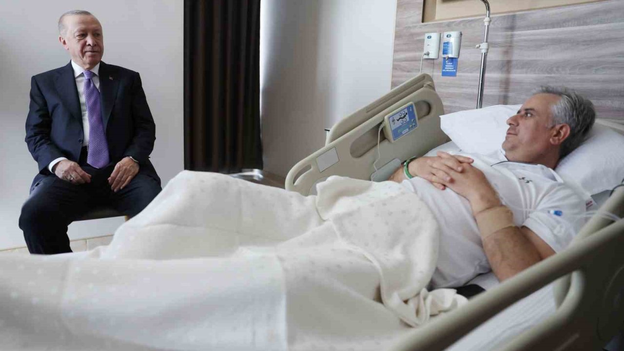 Cumhurbaşkanı Erdoğan’dan AK Parti Genel Başkan Yardımcısı Yalçın’a "geçmiş olsun" ziyareti
