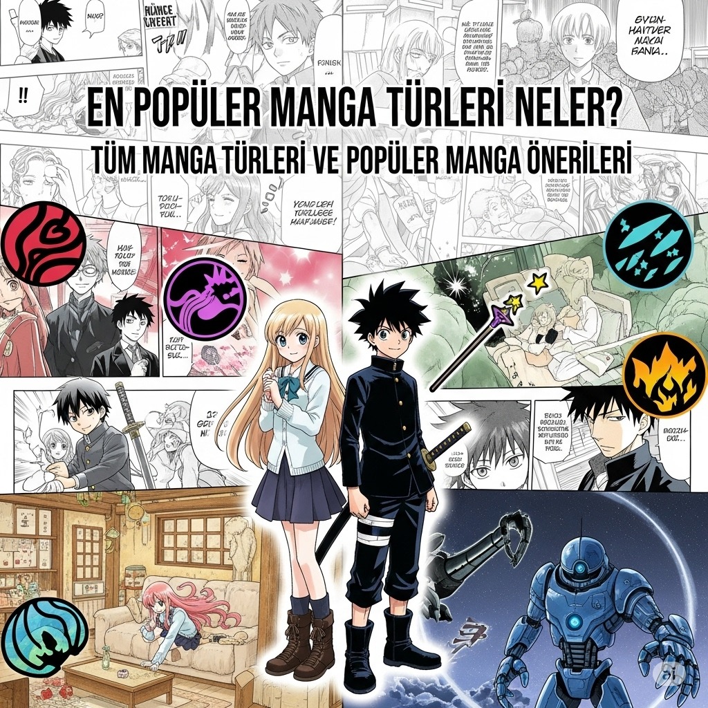 En Popüler Manga Türleri Neler? Tüm Manga Türleri ve Popüler Manga Önerileri