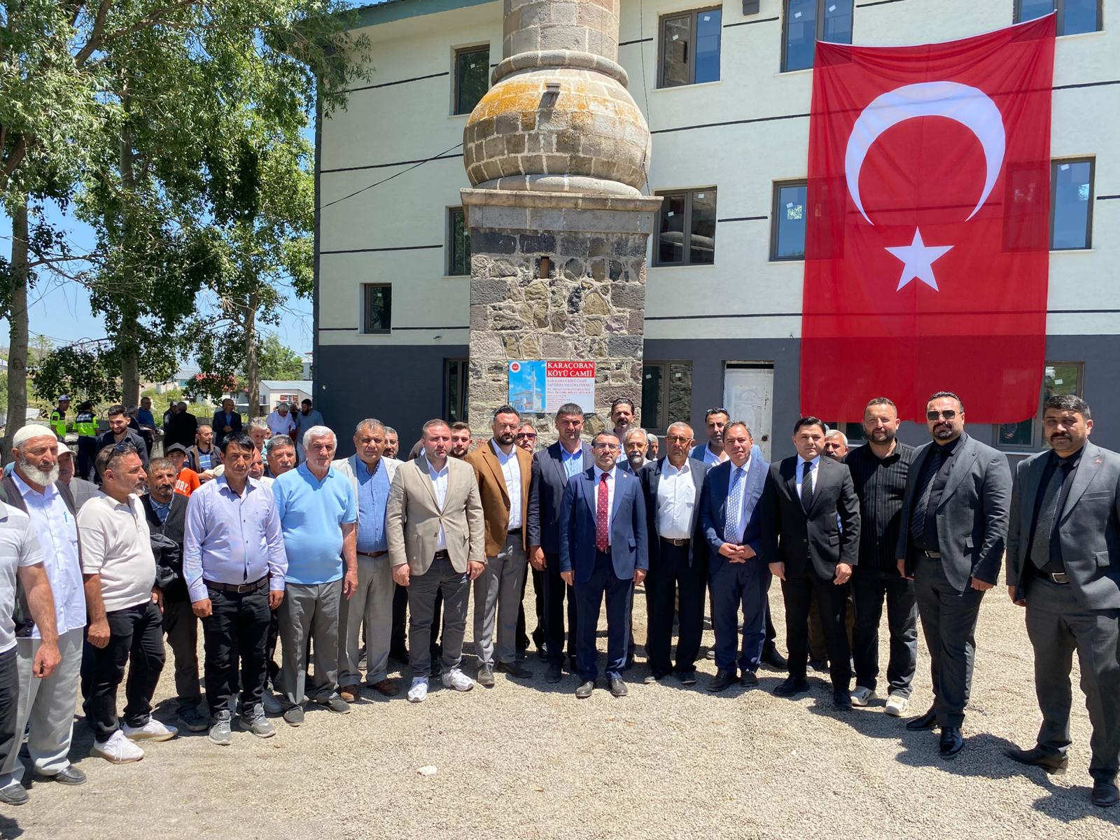 Kars Merkez Karaçoban Camii Dualarla Açıldı