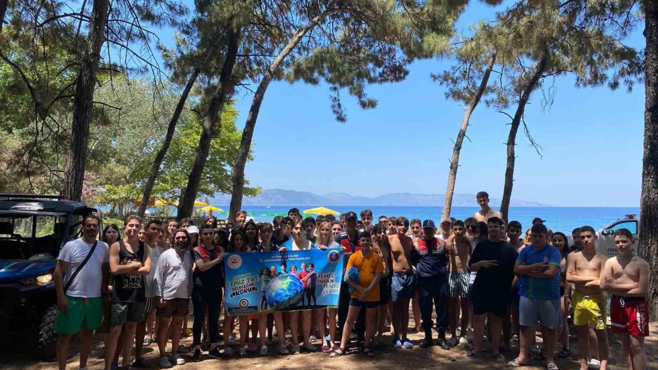 Kuşadası’nda öğrencilere uygulamalı çevre bilinci eğitimi