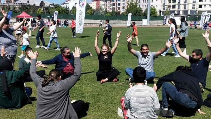 Kars'ta Özel Gereksinimli Bireyler “Herkes İçin Spor Etkinliği”nde Buluştu