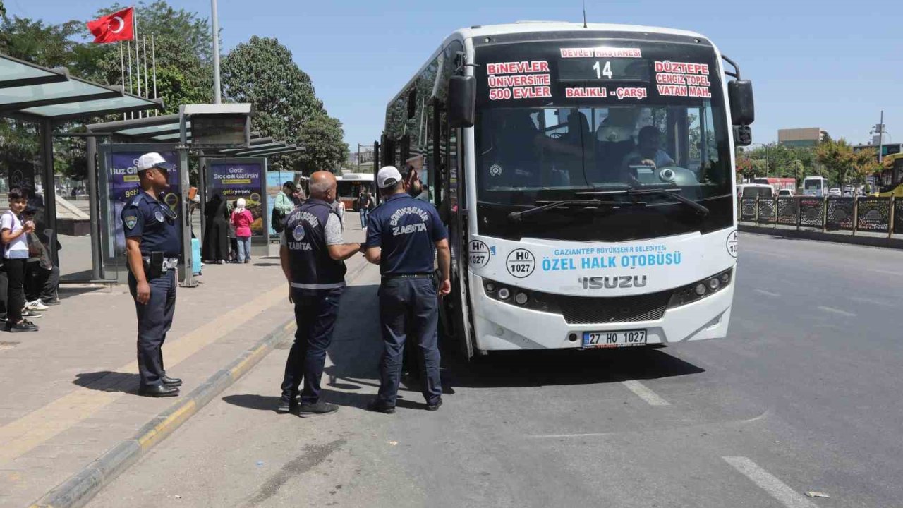 Gaziantep Büyükşehir, toplu taşımada klima denetimlerini sıklaştırdı