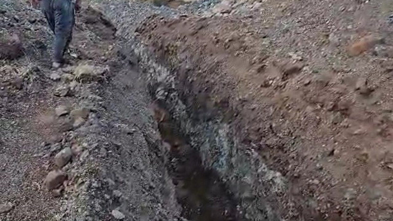 Kaçak kazı ile köyden köye su götürdüler, hayvanlar susuz kaldı