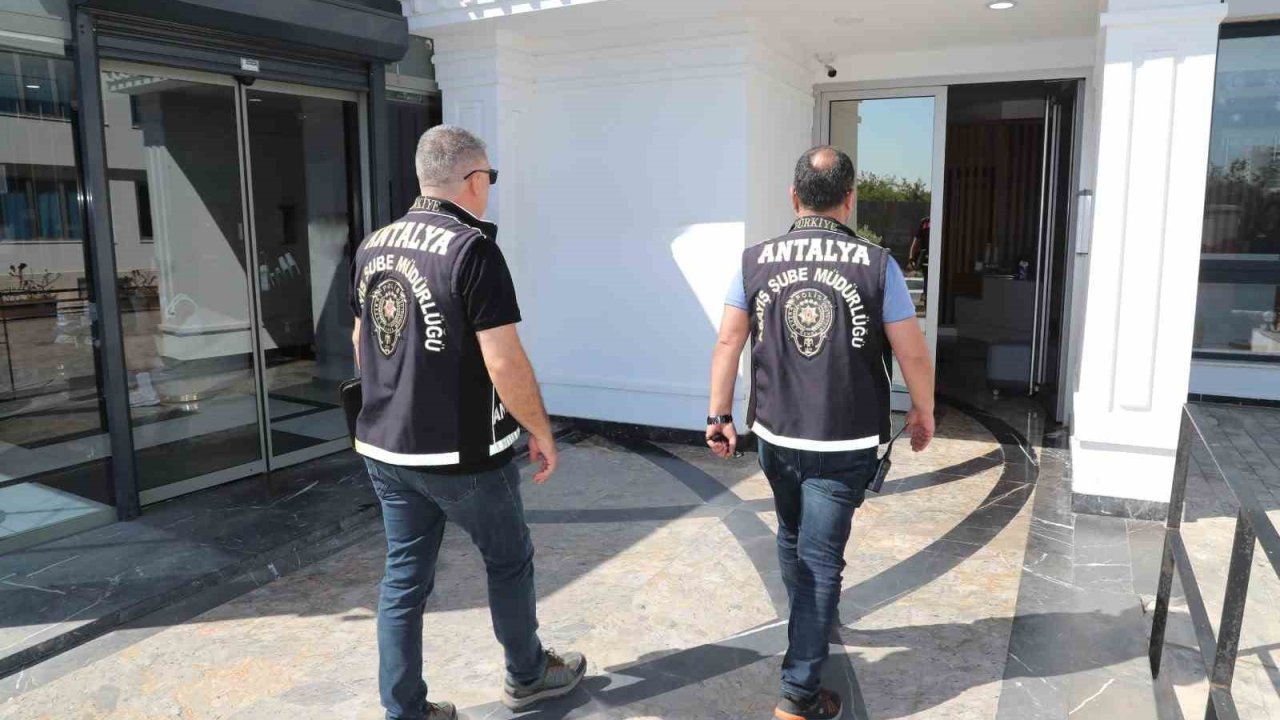 Antalya’da günübirlik kiralık evlere eş zamanlı denetim
