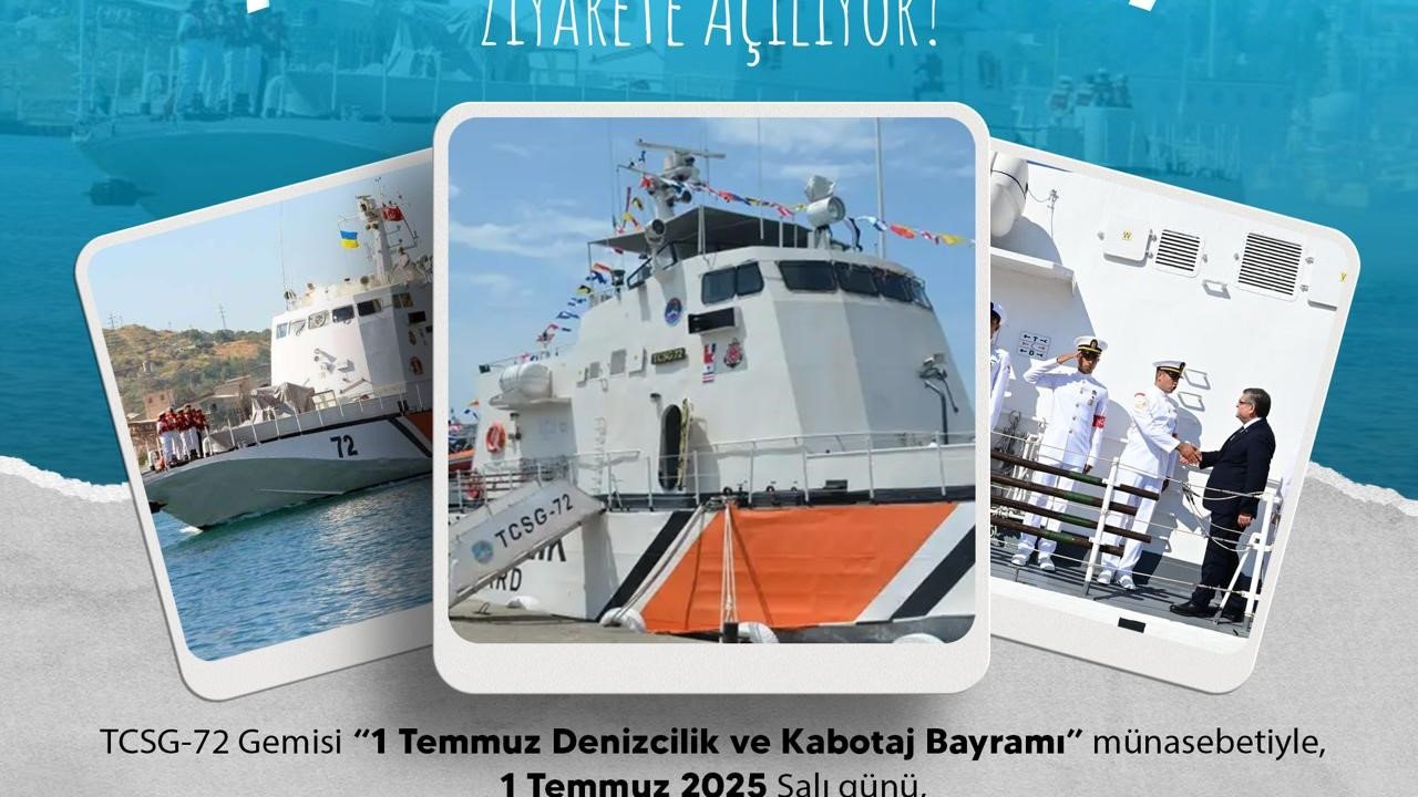 TCSG-72 Gemisi Sinop’ta halkın ziyaretine açılacak