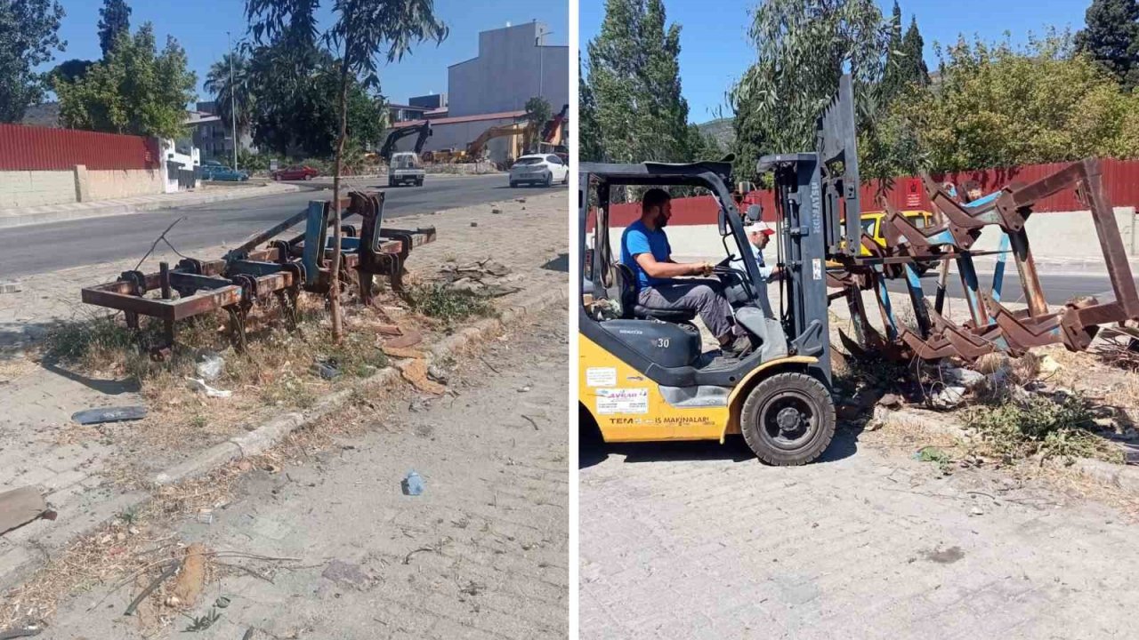 Söke Belediyesi’nden hurda araçlara müdahale