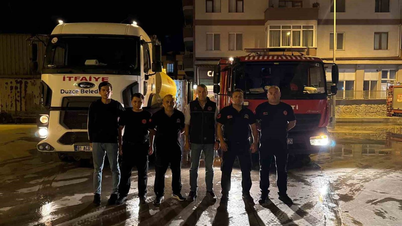 Düzce İtfaiyesi İzmir’e yola çıktı