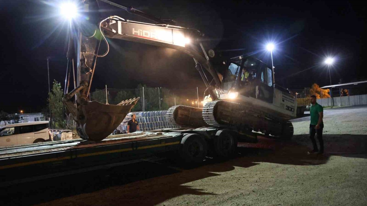 Kırıkkale Belediyesi, orman yangınına müdahale için ekip sevk etti